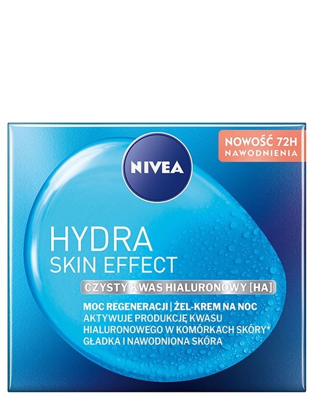 Nivea Hydra Skin Effect Moc regeneracji Żel-krem na noc