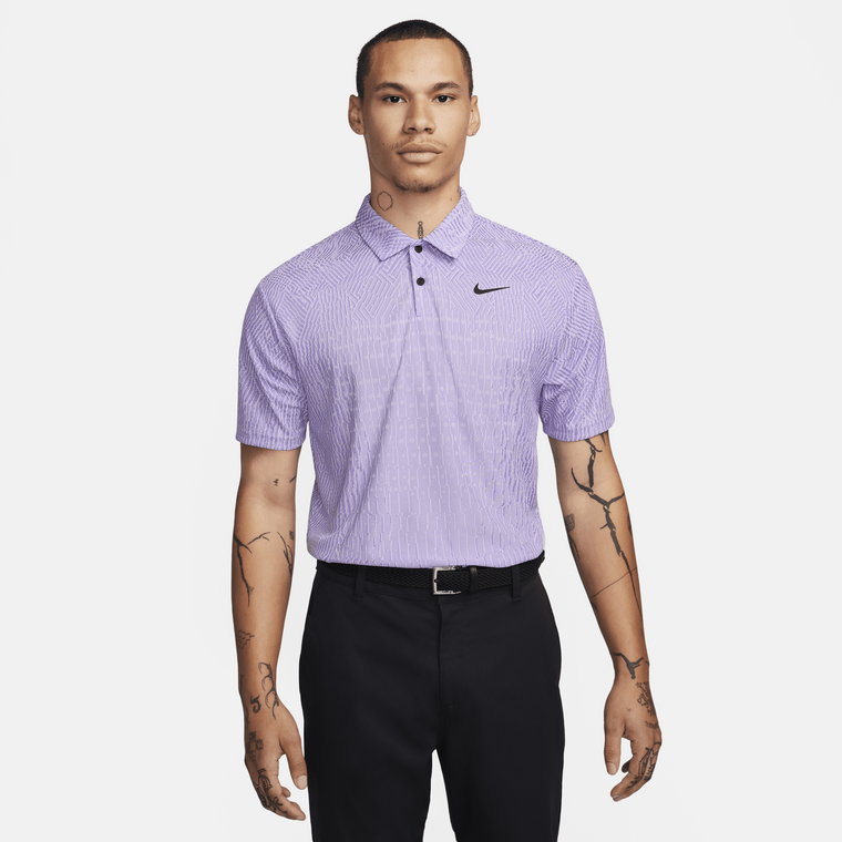 Męska koszulka polo do golfa Dri-FIT ADV Nike Tour - Szary