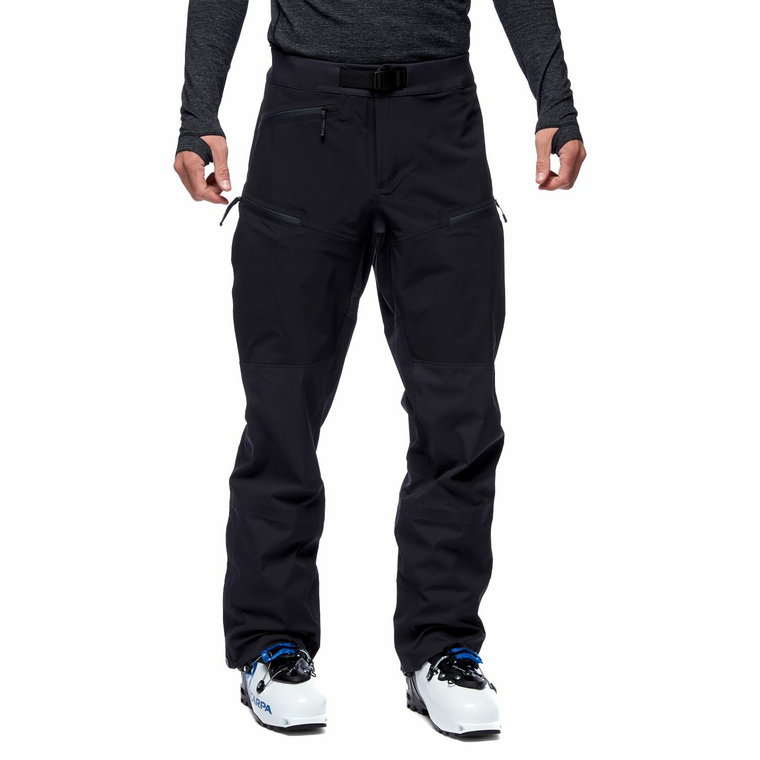 Męskie spodnie narciarskie Black Diamond Dawn Patrol Hybrid Pants black - L