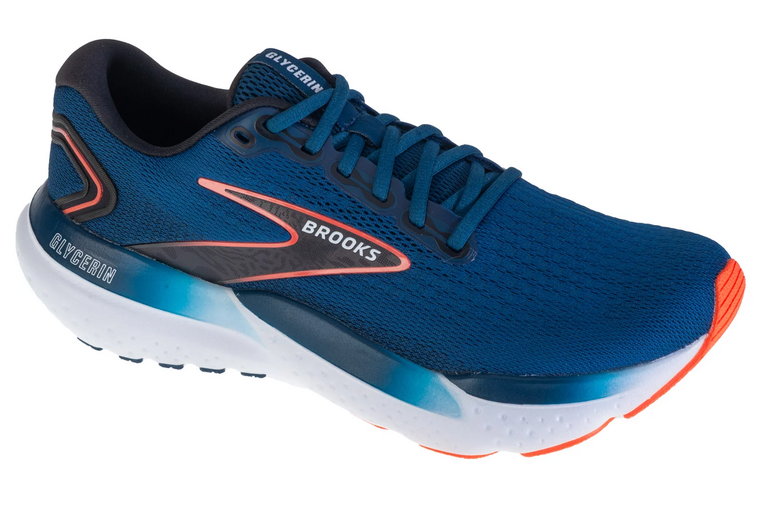 Brooks Glycerin 21 1104191D474, Męskie, Granatowe, buty do biegania, tkanina, rozmiar: 41