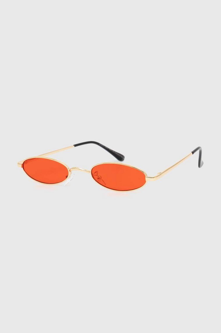 Answear Lab okulary przeciwsłoneczne damskie kolor czerwony