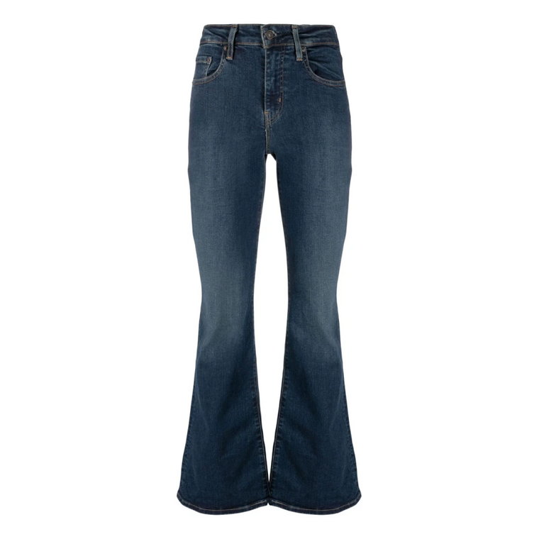 Wąskie jeansy o wysokim stanie z rozszerzanymi nogawkami Levi's