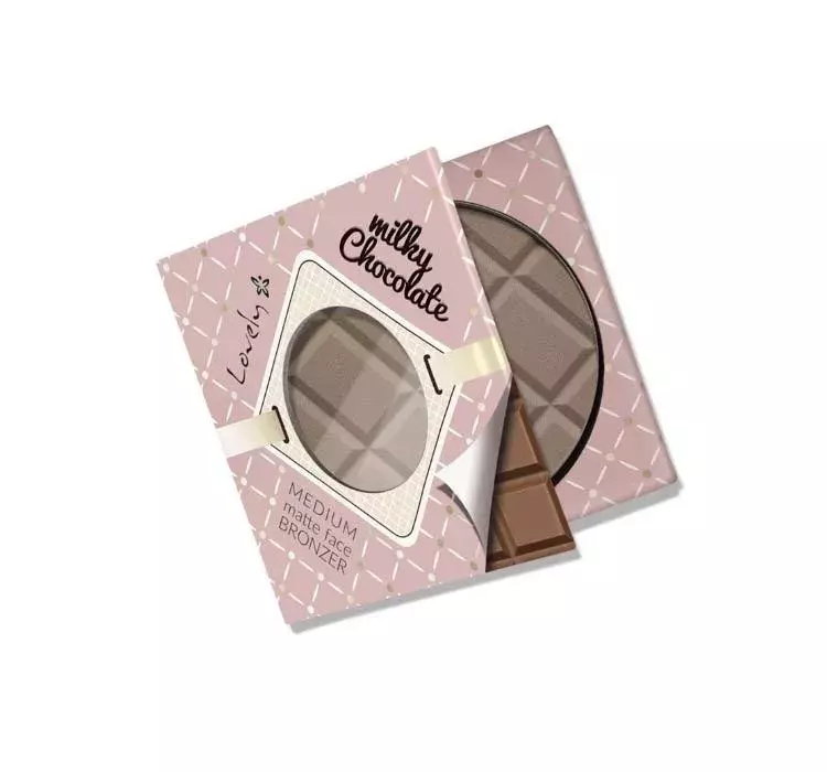 LOVELY MILKY CHOCOLATE MATOWY BRONZER DO TWARZY