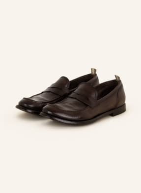 Officine Creative Penny Loafers Anatomia braun