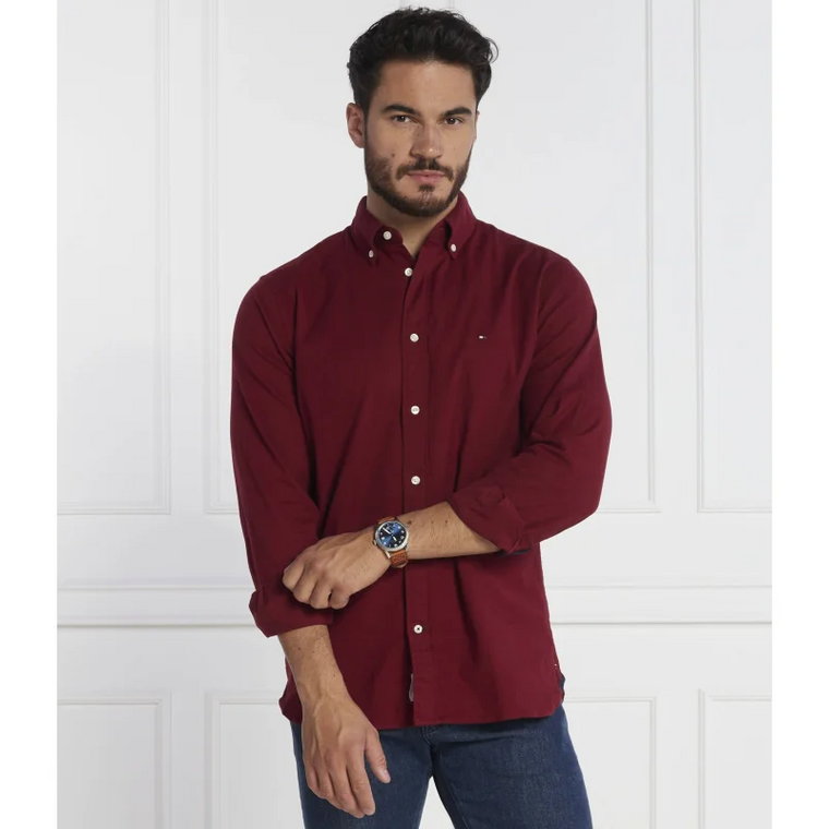 Tommy Hilfiger Koszula FLEX BRUSHED TWILL RF SHIRT | Regular Fit