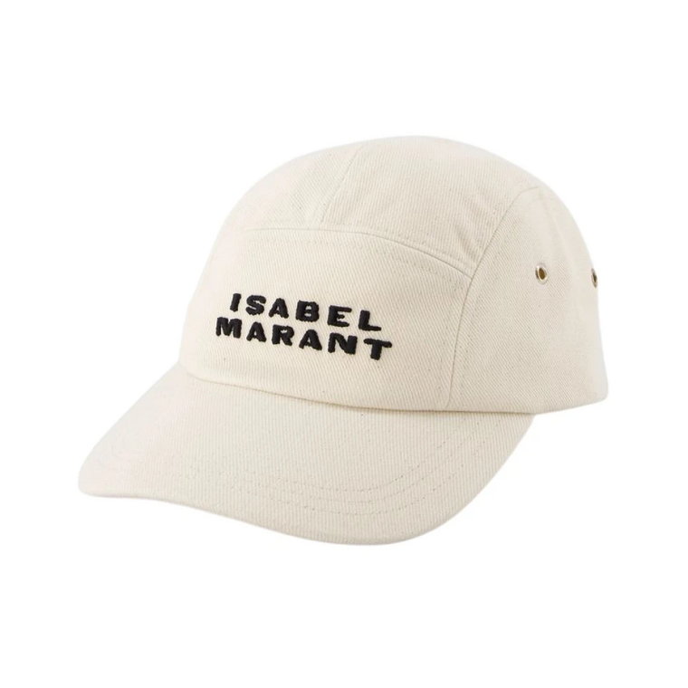 Bawełniany biały kapelusz Tedji Isabel Marant