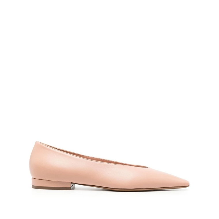 Eleganckie Pale Abricot Swing Balleriny Lanvin