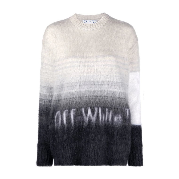 Sweter z okrągłym dekoltem Off White