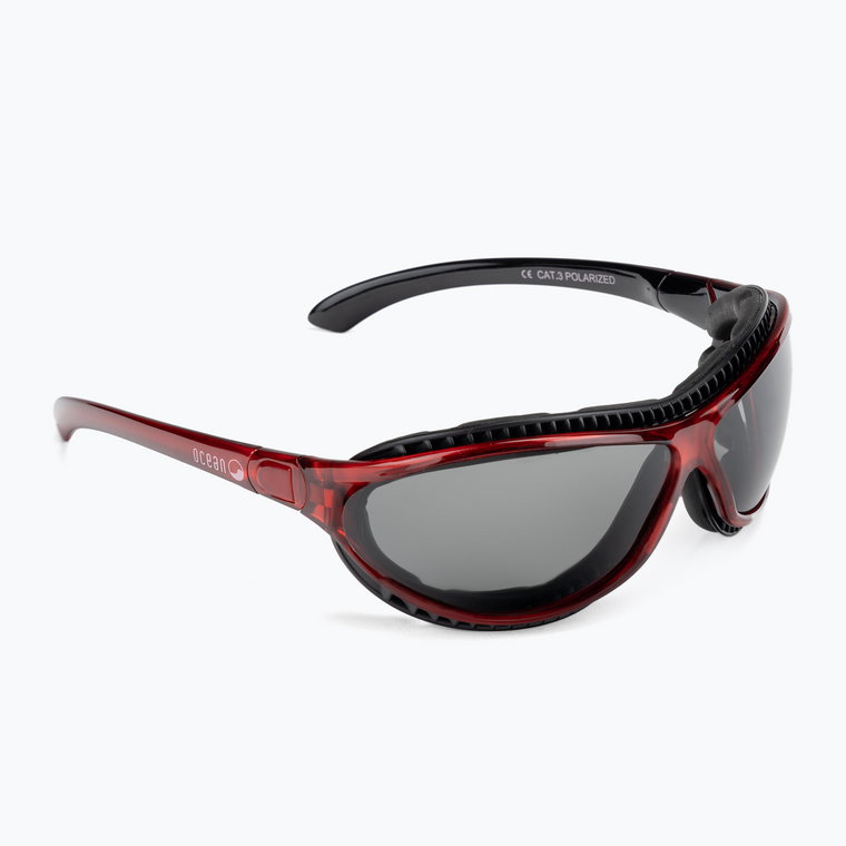 Okulary przeciwsłoneczne Ocean Sunglasses Tierra De Fuego red transparent/smoke 12200.4 | WYSYŁKA W 24H | 30 DNI NA ZWROT