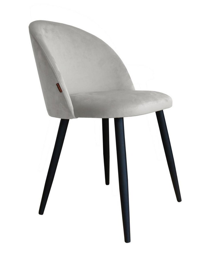 Krzesło ATOS Colin MG39, jasnoszaro-czarne, 76x57x44 cm