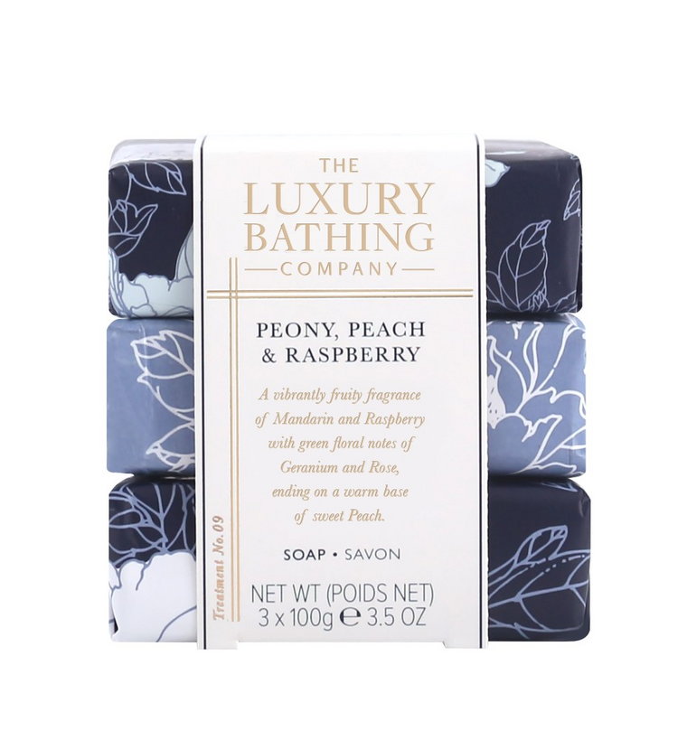 Luxury Bathing Delikatne Trofeum Oczyszczające: Mydło 3 x 100 g