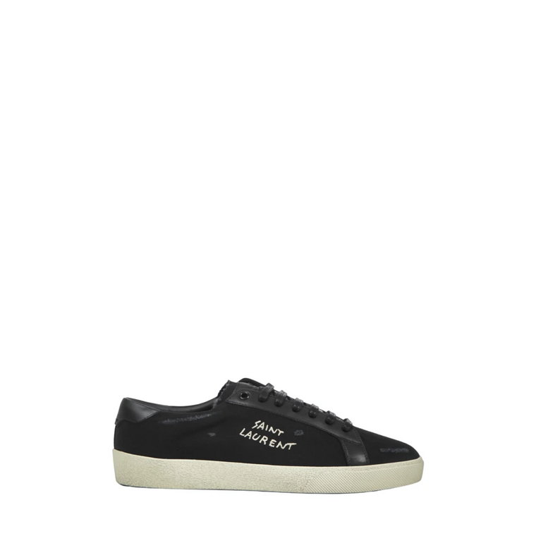 Czarne Court Classic Sl/06 Sneakers Saint Laurent