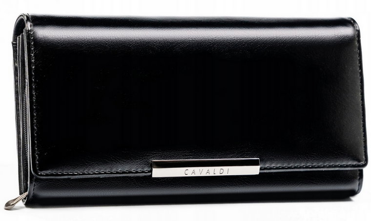 Pojemny portfel damski ze skóry naturalnej i ekologicznej - 4U Cavaldi