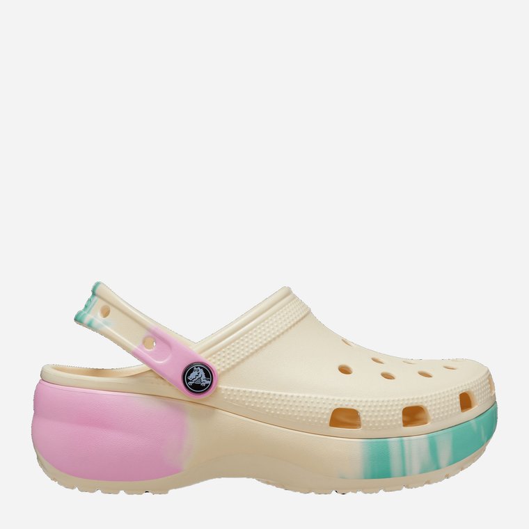 Chodaki damskie Crocs Classic Platform Ombre Clog W CR208278-VAMT 36-37 (W6) 22 cm Wielokolorowe (196265261024). Chodaki damskie