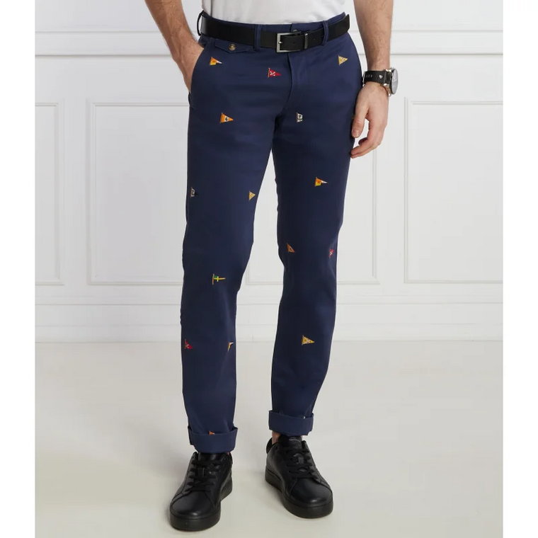 POLO RALPH LAUREN Spodnie chino | Slim Fit | stretch