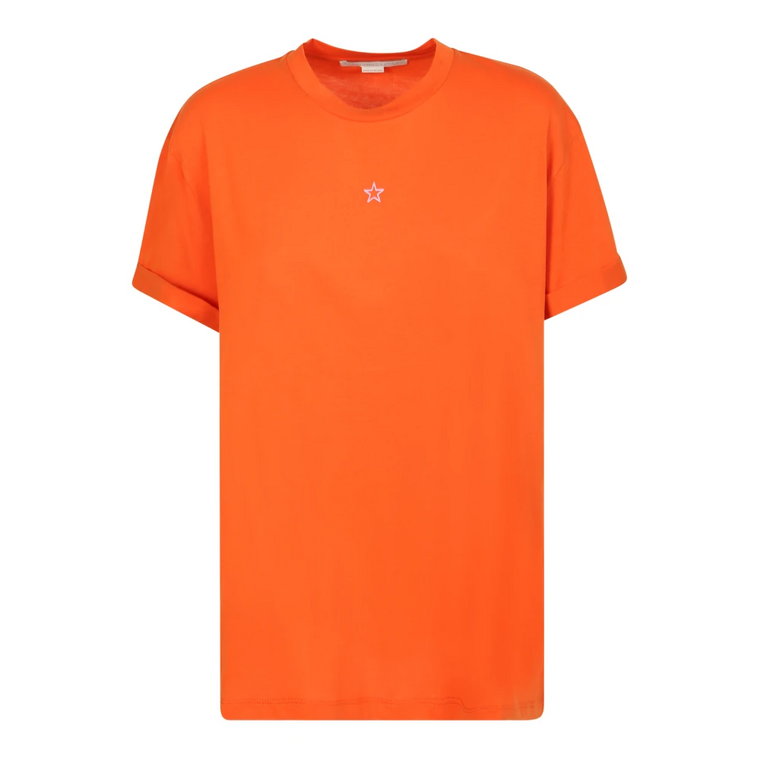 Pomarańczowe koszulki dla kobiet Stella McCartney
