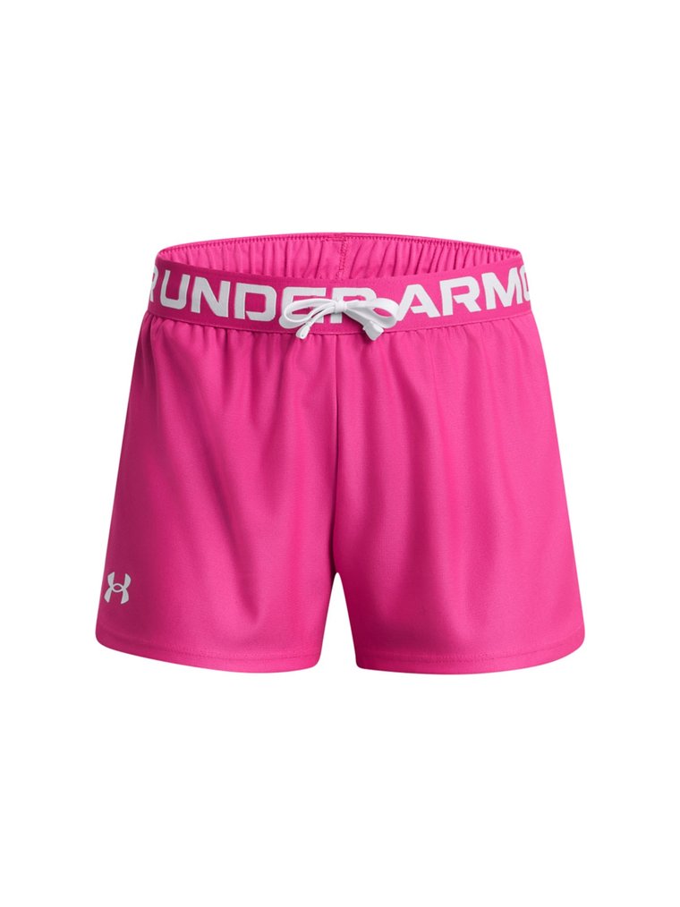 Spodenki sportowe dziewczęce Under Armour Play Up Solid Shorts - różowe