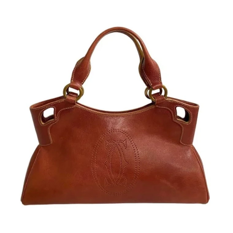 Pre-owned Leather totes Cartier Vintage