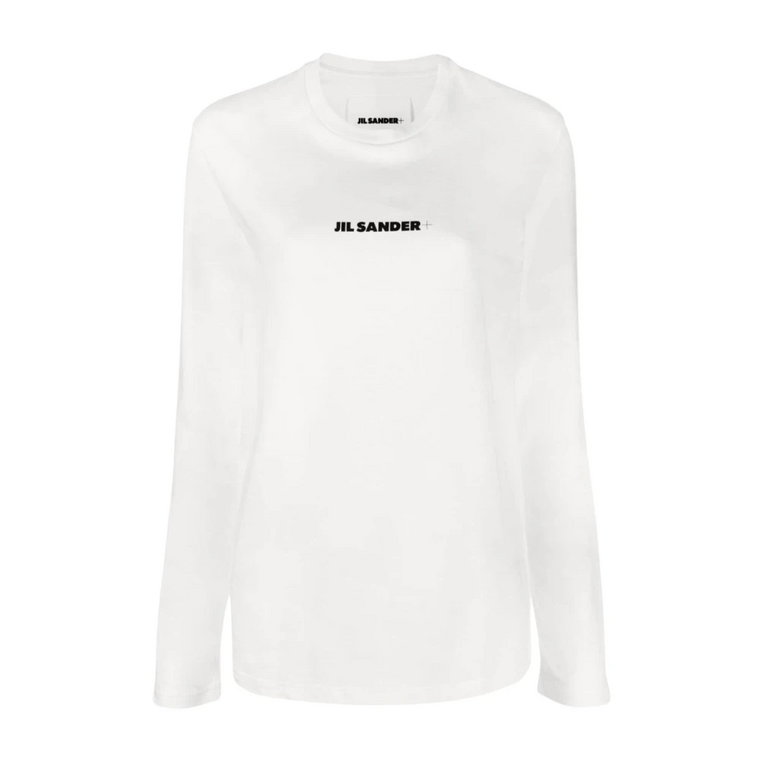 Bluza z nadrukiem logo Jil Sander