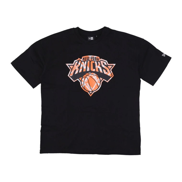 NBA Infill Logo Tee Czarno/Pomarańczowy New Era