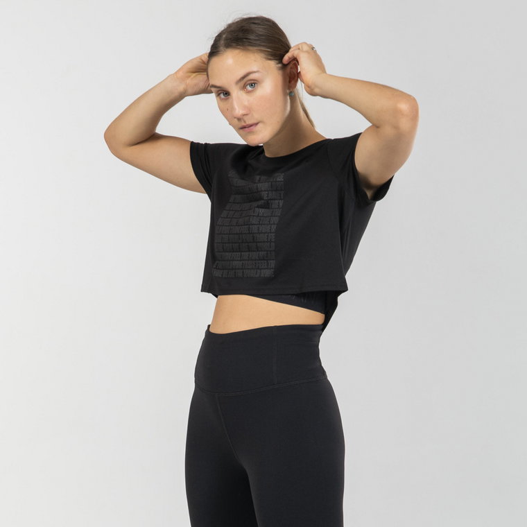 Koszulka z krótkim rękawem do tańca urban dance damska Starever crop top