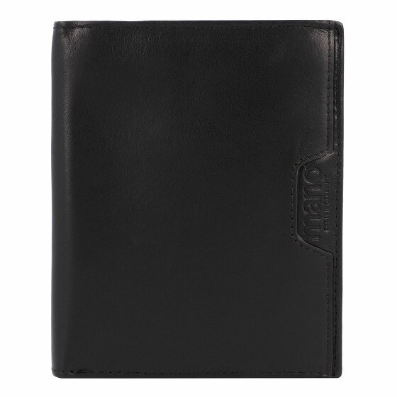 mano Don Marco Wallet RFID Leather 9,5 cm schwarz
