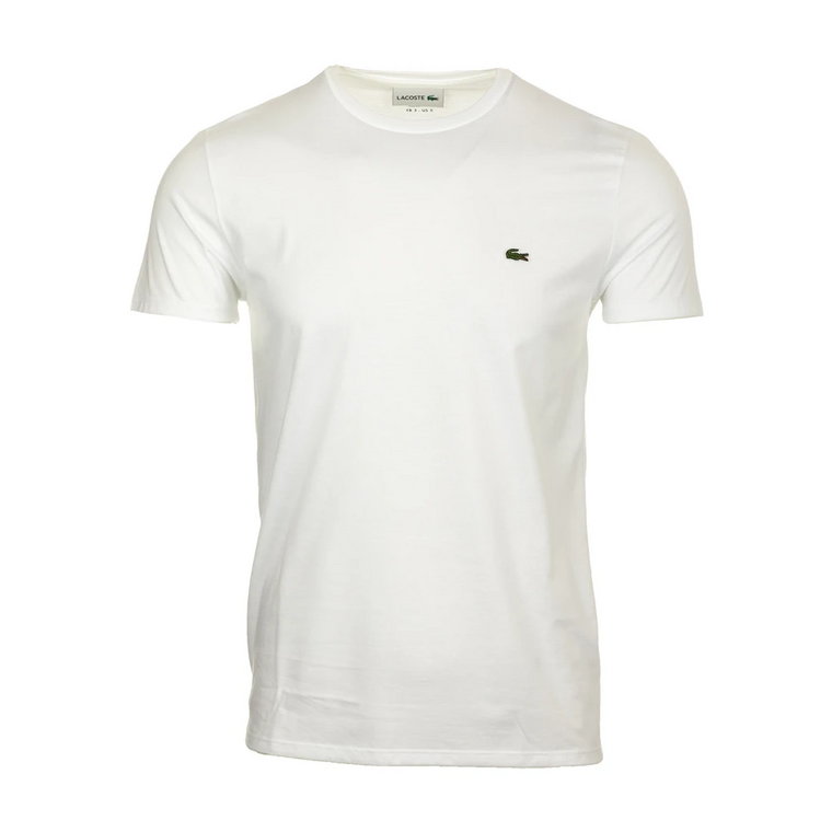 Białe T-shirty i Pola Lacoste