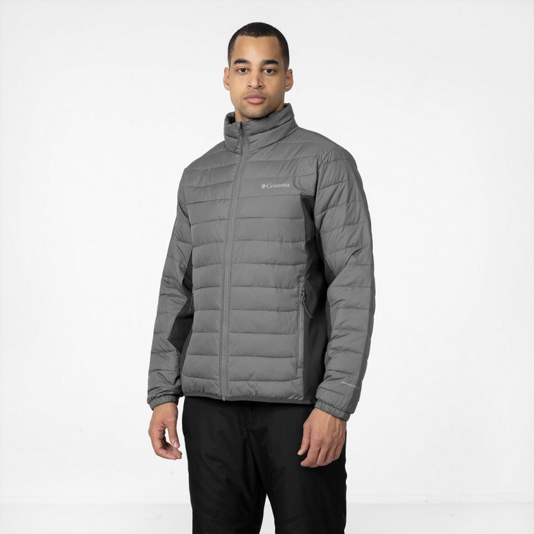 Męska kurtka puchowa pikowana COLUMBIA Powder Lite Hybrid Jacket - szara