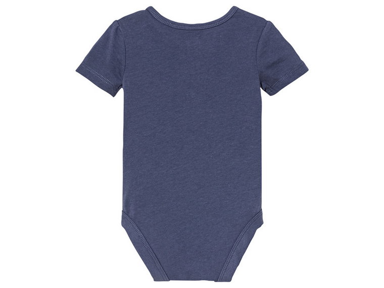lupilu Body niemowlęce z bawełny organicznej (50/56, Niebieski)