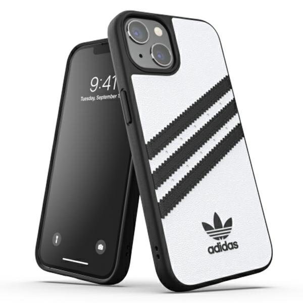 Adidas OR Moulded Case PU iPhone 13 / 14 / 15 6.1" biały/white 47094