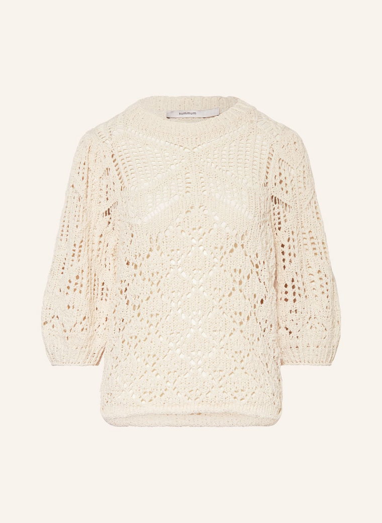 Summum Woman Sweter Z Rękawem 3/4 beige