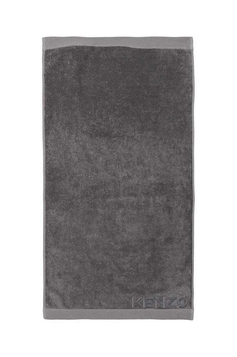 Kenzo mały ręcznik bawełniany Iconic Gris 45x70?cm