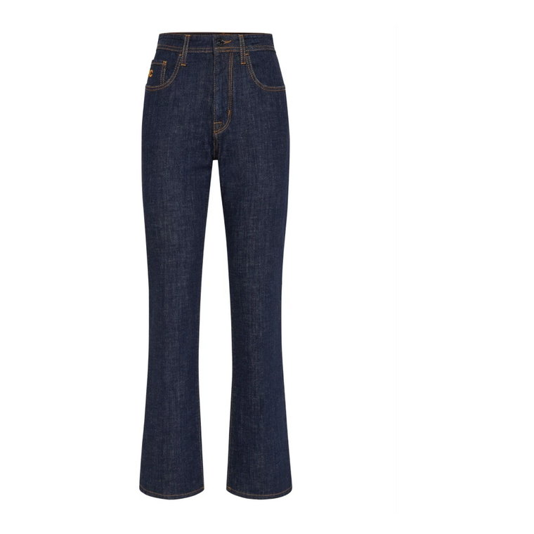 Kate Straight Fit Organiczne Jeansy z Denimu Jacob Cohën