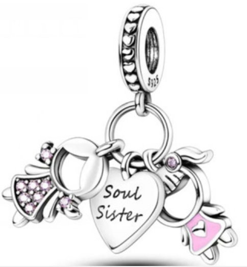 Zawieszka Siostry Soul Sister Siostra Charms S925