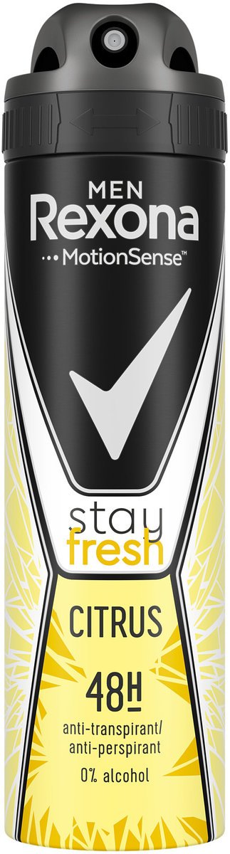 Rexona, Men Stay Fresh, dezodorant w spray'u Citrus, 150 ml