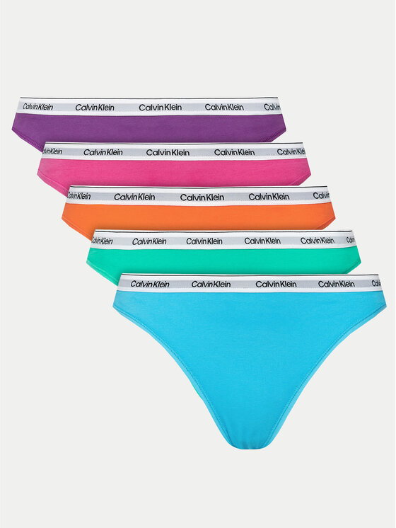 Komplet 5 par stringów Calvin Klein Underwear