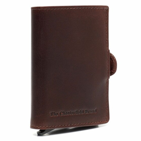 The Chesterfield Brand Lagos Etui na karty kredytowe Ochrona RFID Skórzany 6.5 cm brown