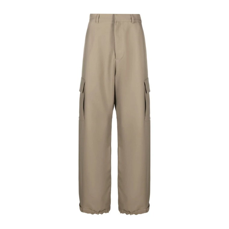 Tapered Trousers Off White