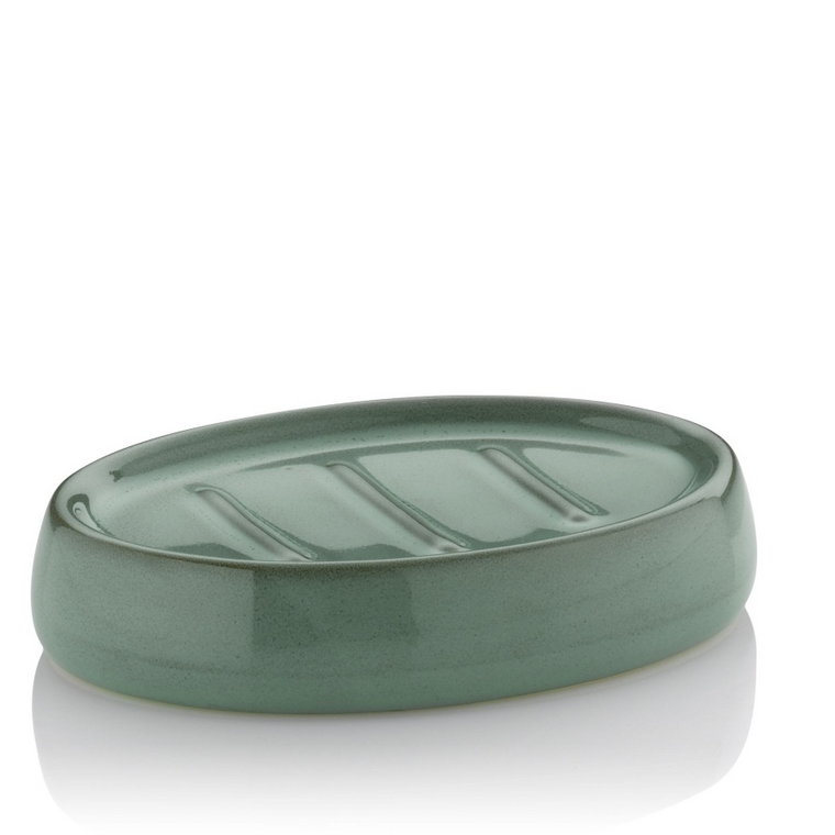 Mydelniczka, ceramika, 12 x 9,5 cm, zielona kod: KE-23624