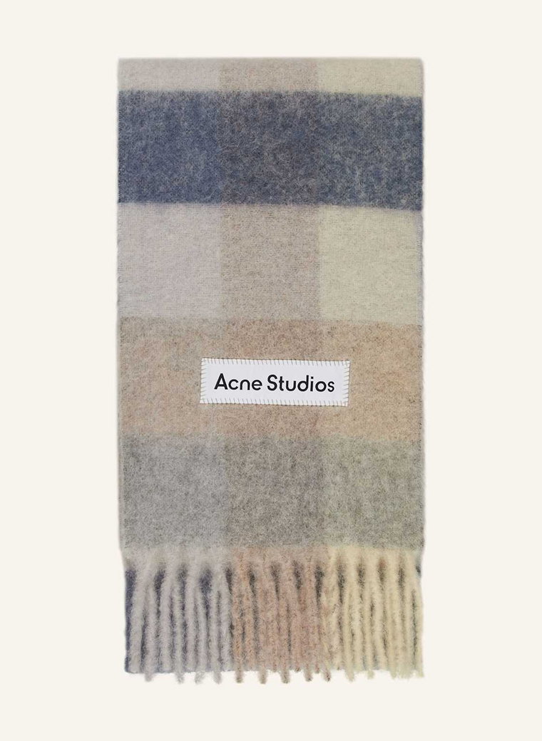 Acne Studios Szal Z Dodatkiem Alpaki beige