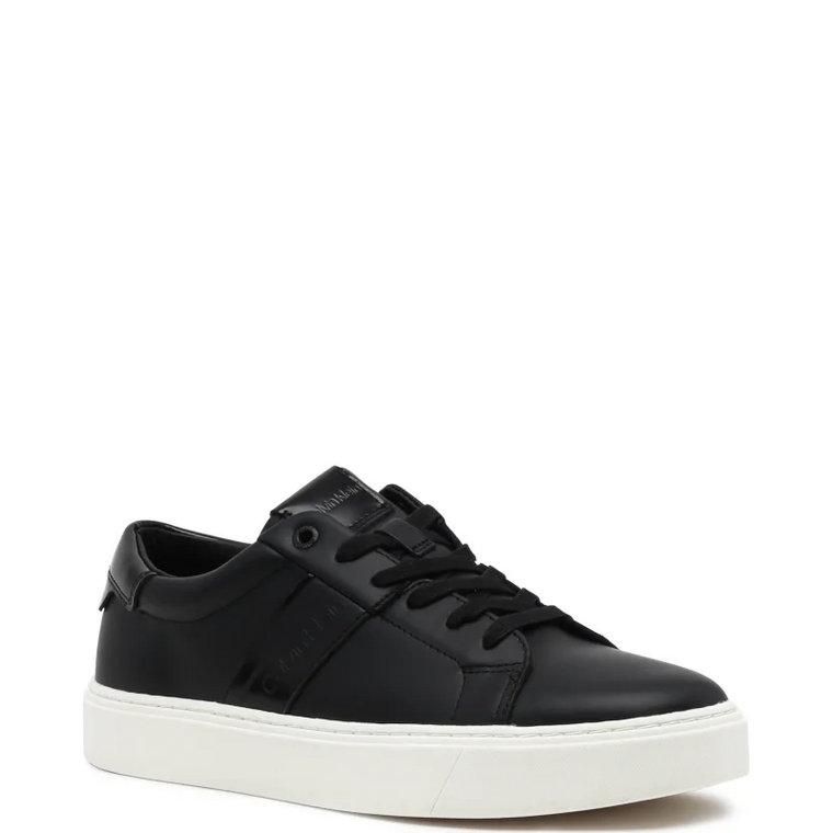 Calvin Klein Skórzane trampki LOW TOP LACE UP LTH, BEH