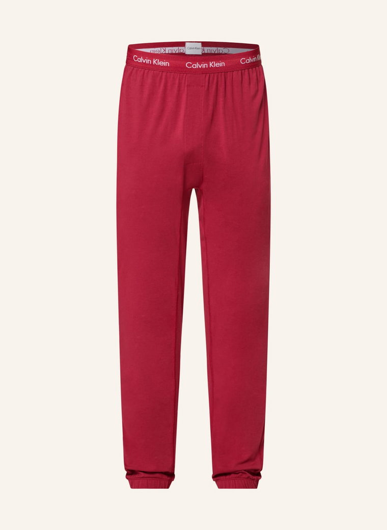 Calvin Klein Spodnie Od Piżamy Cotton Stretch rot