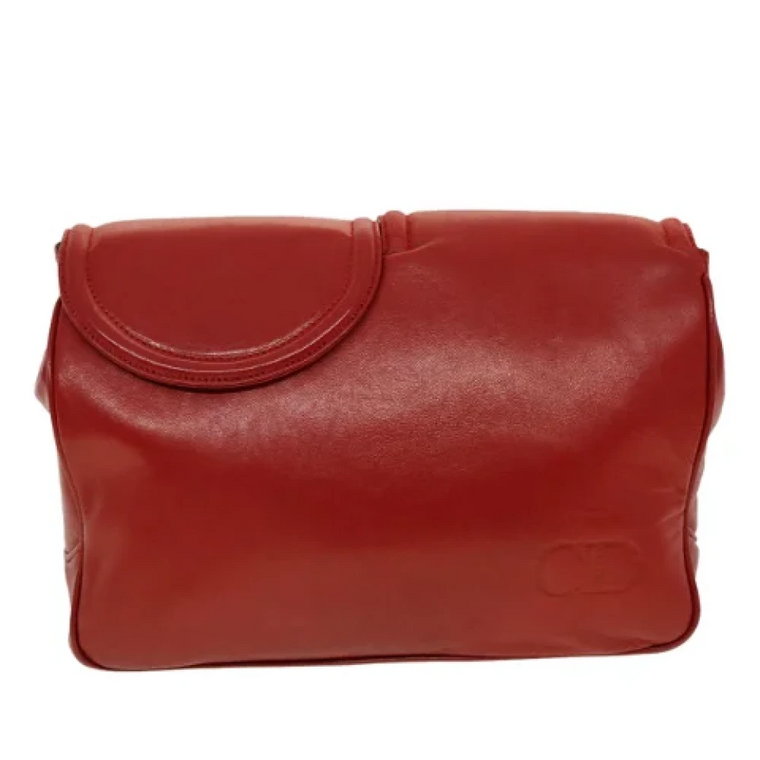 Pre-owned Leather clutches Dior Vintage