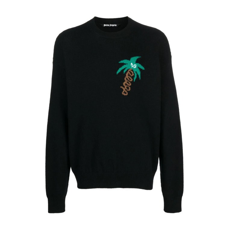 Sweter z dzianiny Palm Angels