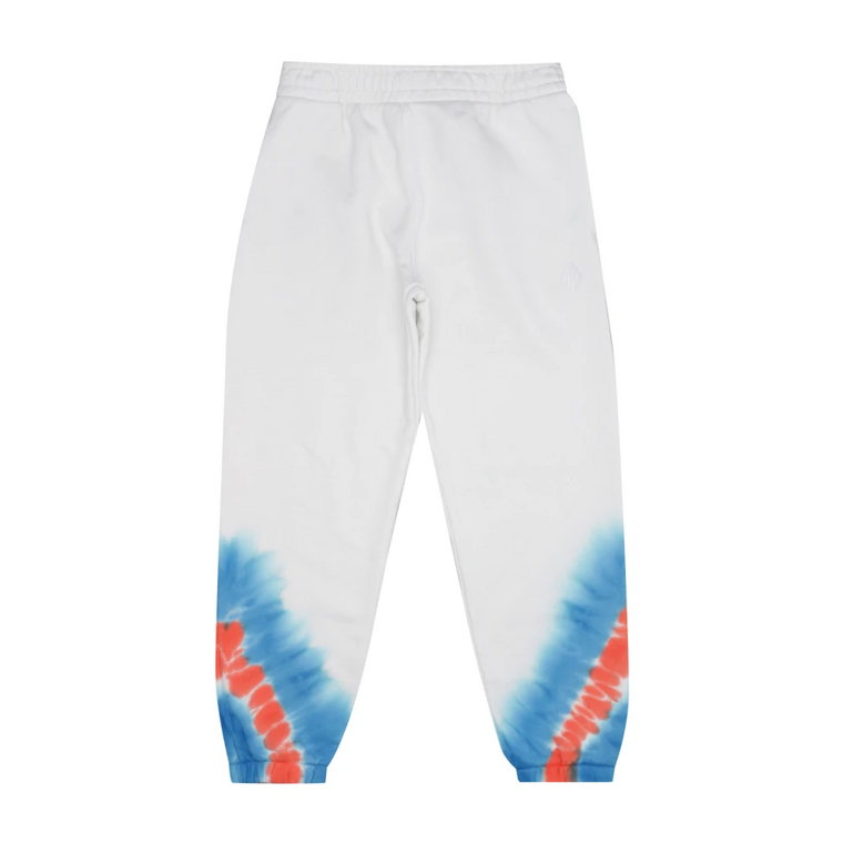 Modne spodnie dresowe w stylu Tie Dye dla chłopców Marcelo Burlon