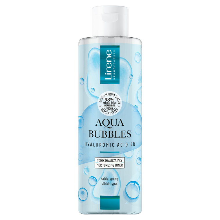 Lirene Aqua Bubbles Tonik Nawilżający Tonik Do Twarzy 200ml