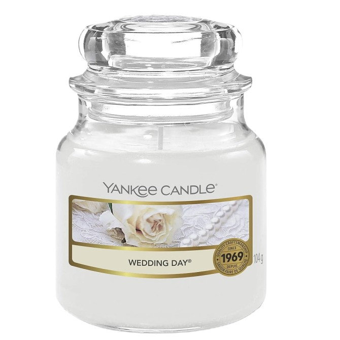 Yankee Candle Świeca zapachowa mały słój Wedding Day 104g