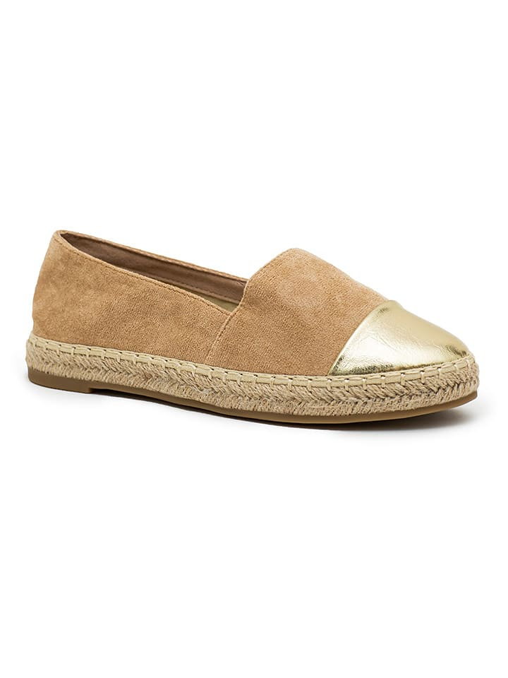 Foreverfolie Espadryle w kolorze khaki