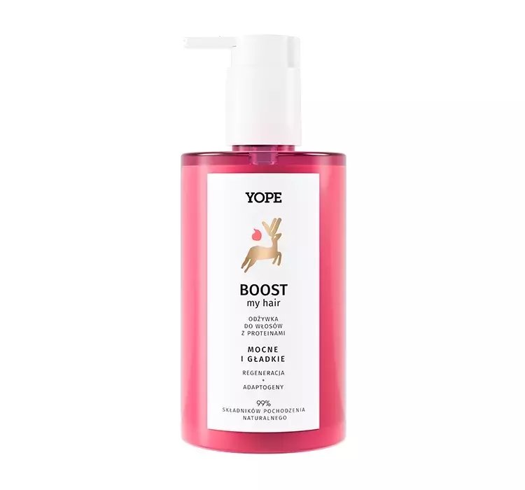 YOPE BOUNCE MY HAIR BOOST REGENERUJĄCA ODŻYWKA Z PROTEINAMI 300ML