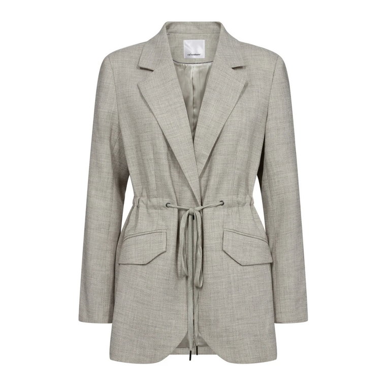 Tie String Blazer Stone Co'Couture